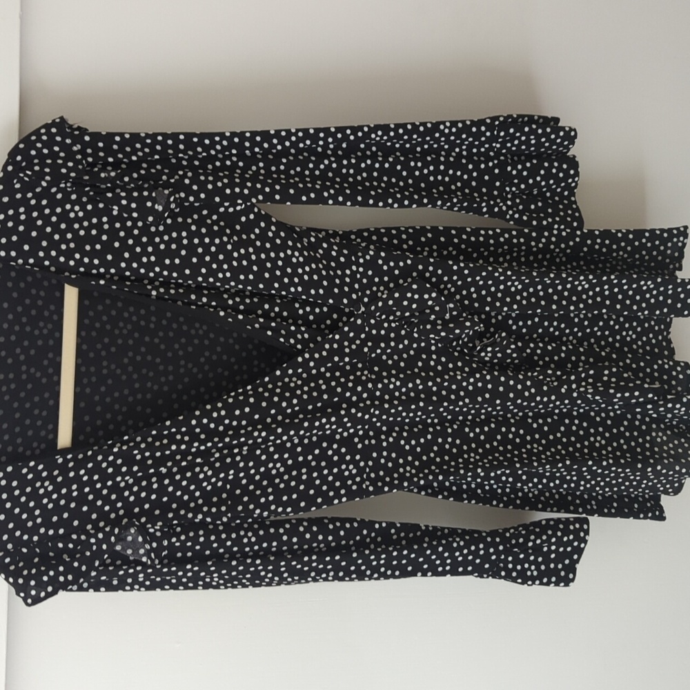 Zara TRF polka dot dress w/shorts